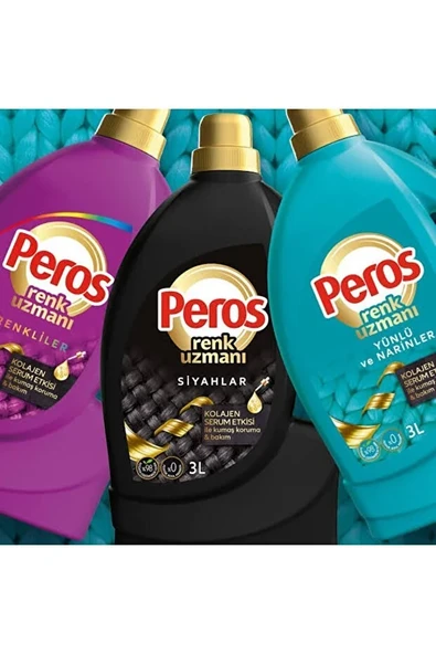 Peros Renk Uzmanı Siyahlılar Sıvı Bakım Deterajını 3000 ml x3 ürün görseli 1