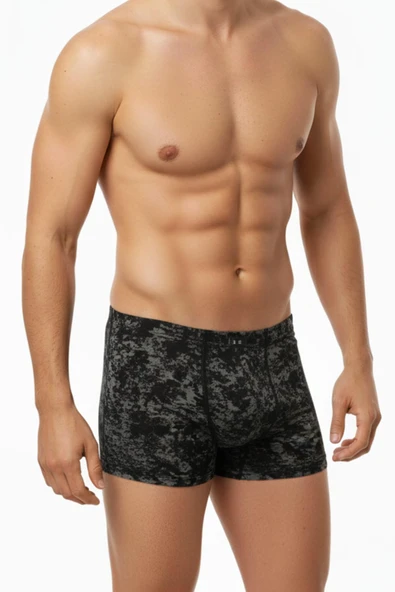 Erkek Likralı Baskı Desenli Boxer  BGL-ST05008 - Resim 2