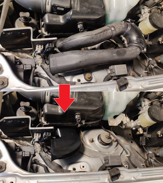 Mazda Miata MX-5 NB Kısa Hava Giriş Çıkış Kapağı- 6653889 - Resim 2