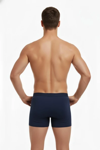 Erkek Likralı Boxer Düz Renk BGL-ST05007 - Resim 7