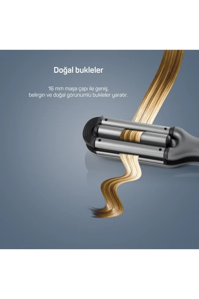 Arzum AR5079 Trendcare 16 mm Seramik Wag Maşa - Resim 2