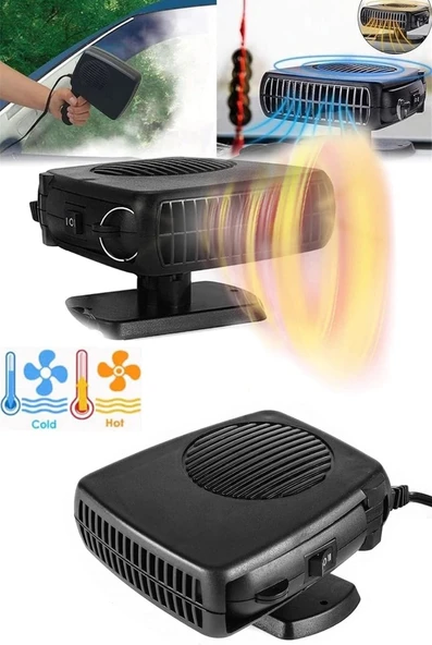 Oto Isıtıcı-Soğutucu Fan Cam Buğu Çözücü Fan ürün görseli