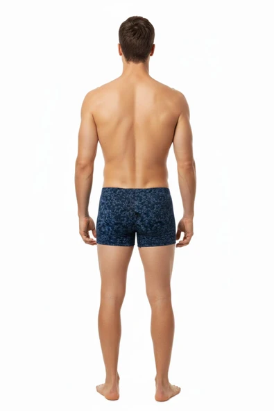 Erkek Likralı Baskı Desenli Boxer  BGL-ST05008 - Resim 8