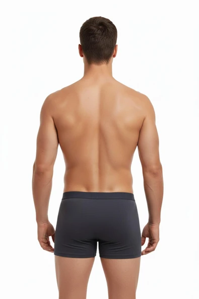 Erkek Likralı Boxer Düz Renk BGL-ST05007 - Resim 8