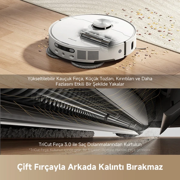 L40 Ultra AE Robot Süpürge, 19.000 Pa Emiş Gücü - Resim 3