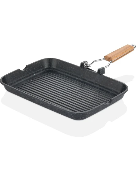 Cem Eslem Döküm Grill 34X24 cm - Resim 3