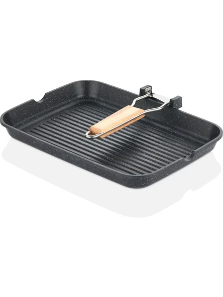 Cem Eslem Döküm Grill 34X24 cm ürün görseli