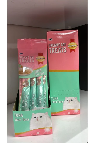 SmartHeart S.HEART TON KREMA KEDİ ÖDÜL 4x15gr*24 ürün görseli 1