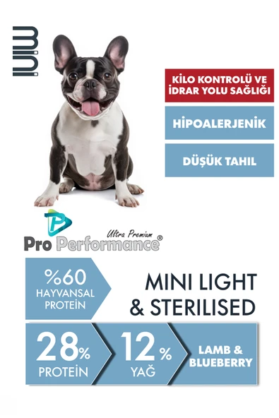 Pro Performance Mini Lıght Sterılısed Lamb Blueberry 2 Kg - Resim 5