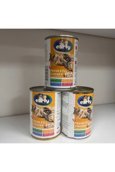 EARLY TAVUK ETLİ CHICKEN YETİŞKİN KONSERVE 410 G ürün görseli 1