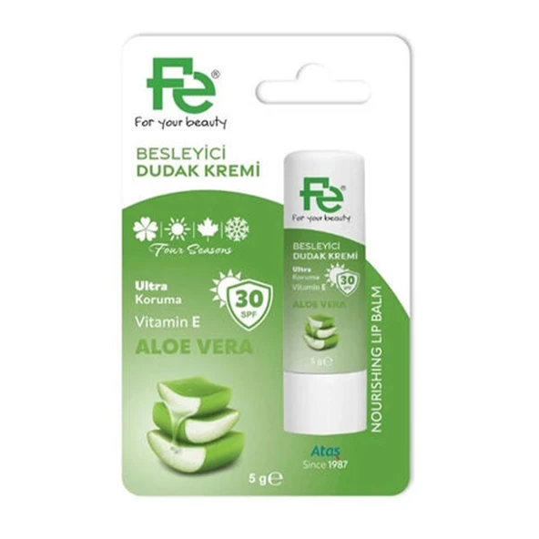 Fe Besleyici Dudak Kremi SPF30 Aloe Vera 5gr ürün görseli 1
