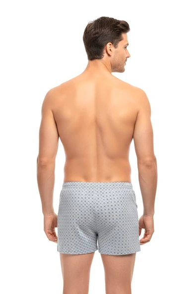 Erkek Penye Baskı Desenli Boxer  BGL-ST05010 - Resim 9