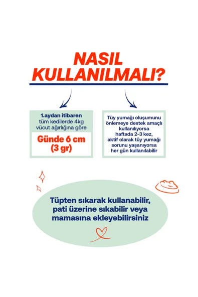 BioFeline Kediler için Multivitaminli Malt macun 100g - Resim 4