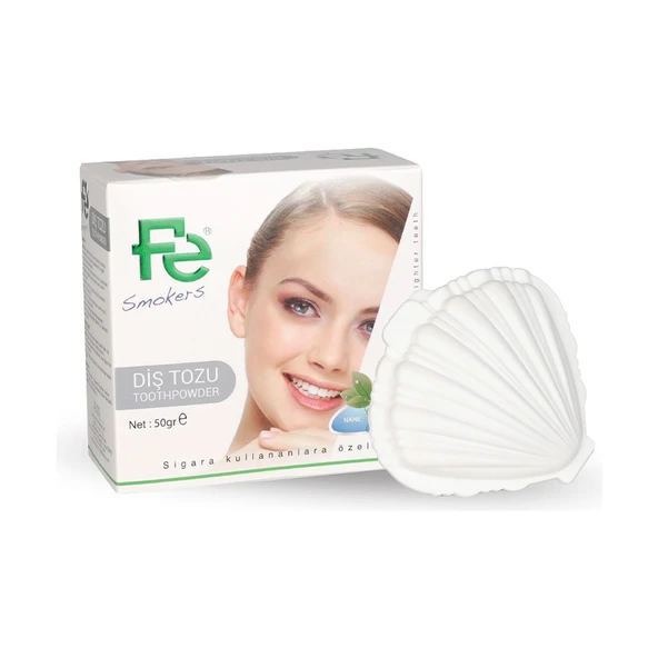 Fe Beyazlatıcı Diş Tozu Naneli Sigara İçenler İçin 50 gr Beyazlatıcı Etkiyle ürün görseli