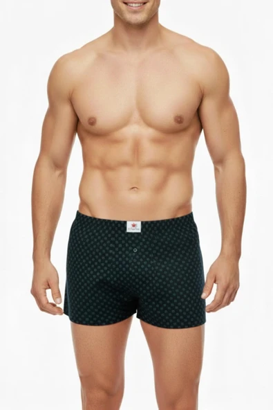 Erkek Penye Baskı Desenli Boxer  BGL-ST05011 ürün görseli