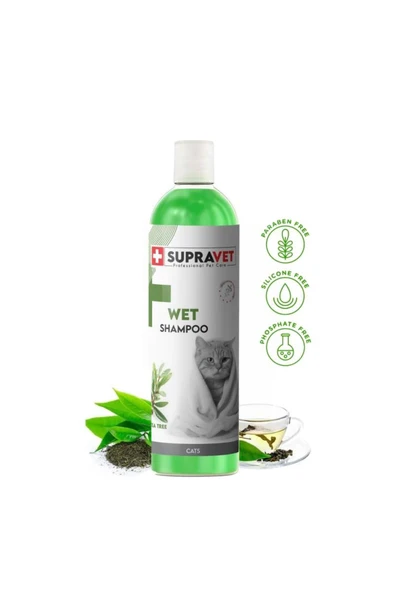 Supravet Shampoo Çay Ağacı Özlü Kedi Şampuanı 200 ml ürün görseli 1