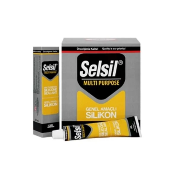 Selsil Genel Amaçlı Tüp Silikon 50 ml Beyaz - Resim 6