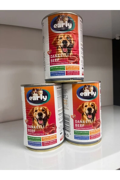 EARLY DANA ETLİ BEEF YETİŞKİN KONSERVE410 G ürün görseli 1