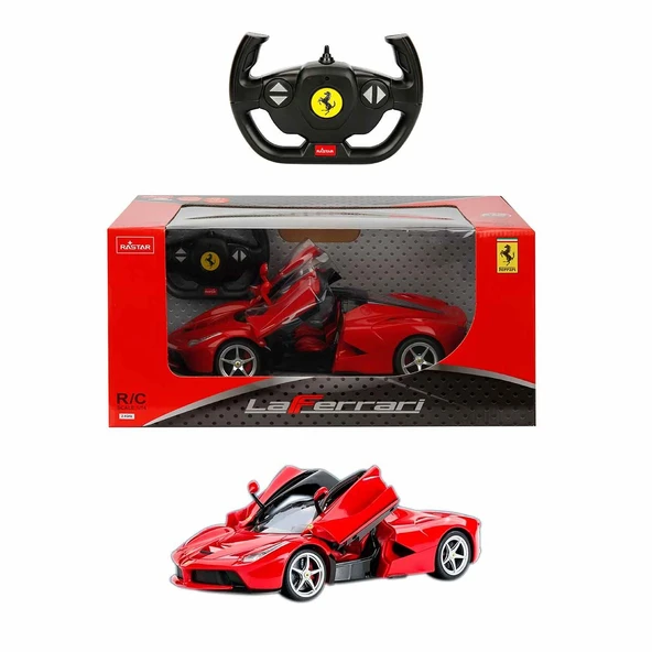 SUNMAN RASTAR 50160 KUMANDALI ARABA LA FERRARİ AÇILIR KAPI F/F R/C 4.8V 2.4GHZ USB IŞIKLI 1.14 8+ ürün görseli 1