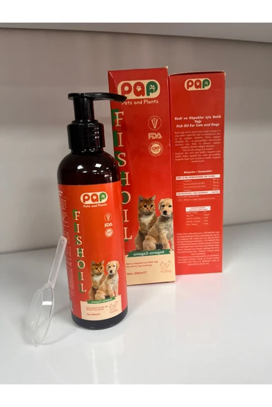 Pets and Plants FISHOIL KEDİ VE KÖPEKLER İÇİN BALIK YAĞI ürün görseli 1