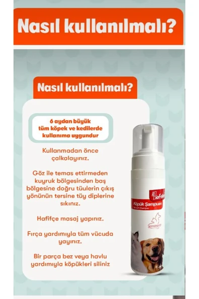BioFeline KEDİ VE KÖPEKLER İÇİN Köpük Şampaun - Resim 2