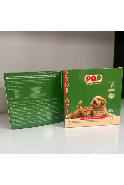 Pets and Plants kedi ve köpekler için sindirim sistemi sağlığı destekleyen probiotic toz karışım ürün görseli 1
