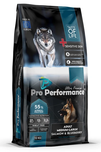 Pro Performance Somonlu Ve Pirinçli Yetişkin Köpek Maması – Orta Ve Büyük Irk – 12 Kg ürün görseli 1