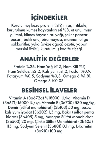 Pro Performance Ultra Premium Adult Medium Ve Large Kuzulu Köpek Maması 12 Kg - Resim 4