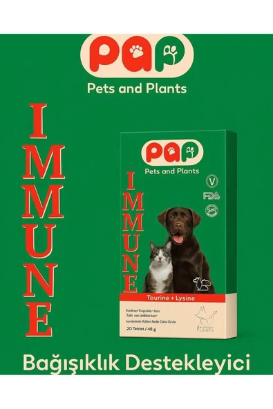 Pets and Plants IMMUNE BAĞIŞIKLI DESTEKLEYİCİ Tablet Bağışıklık 350 mg ürün görseli 1