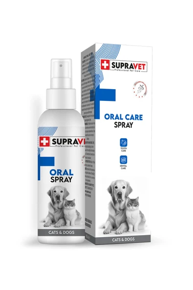 Supravet Oral Care Kedi ve Köpek Ağız Bakım Spreyi 100 ml ürün görseli 1