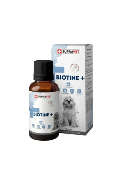 Supravet Biotine Köpekler İçin Tüy Sağlığı Multi Vitamin Damlası 100 ml ürün görseli 1