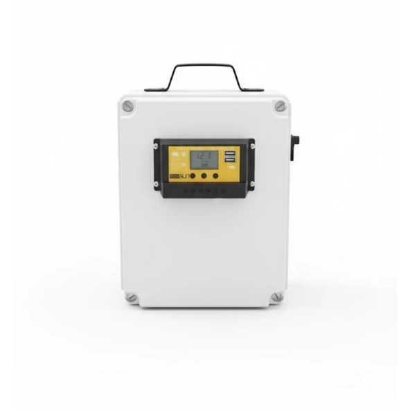 60W Taşınabilir Solar Aydınlatma ve Güç Paketi - Resim 4