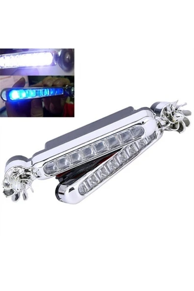 ASTRALED 2 Adet Rüzgar Enerjisi Ile Çalışan Led Far Lambası Beyaz - Resim 3