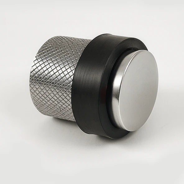 Metal Krom Tırtıklı Kapı Tamponu Kapı Çarpmasını Önleyen Duvar Koruyucu Dayanıklı Kapı Stoperi - Resim 3