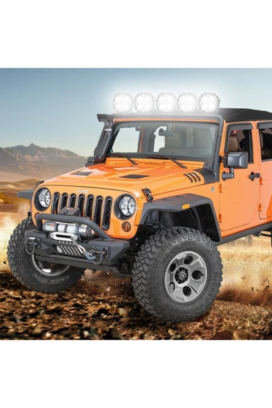 ASTRALED Off Road Arazi Aracı ve Motosiklet Uyumlu 3 inç Amber Sarı Renk Çalışma Ve Sis Lambası 1 ADET - Resim 4