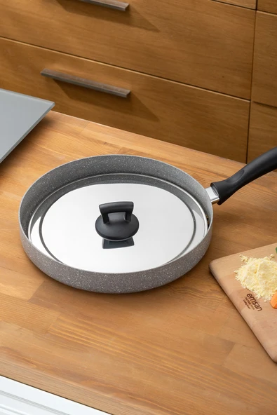 Rosa Granit Balık Tavası 30 cm - Resim 8