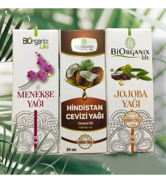 menekşe + hindistan + jojoba yağı ürün görseli