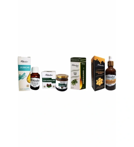 Hekimhan Udi Hindi Yağı +Kekik Yağı+ Çam Kozalağı Macunu+ Propolis ürün görseli