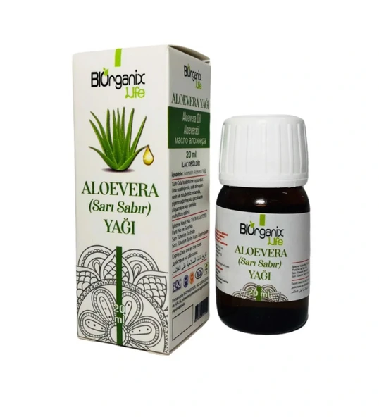 Organikdem Aloevera Yağı (Sarı Sabır) 20ml ürün görseli