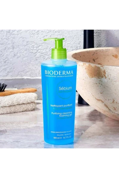 Bioderma Sebium Foaming Gel 500 ml - Resim 3