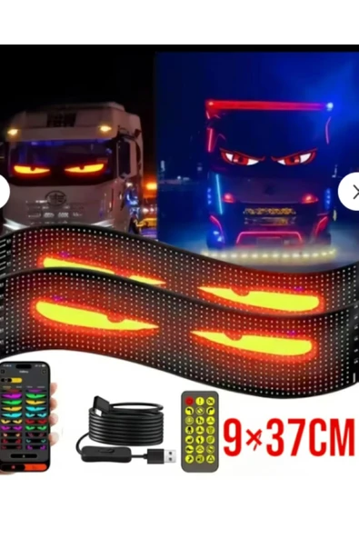 ASTRALED Matrix Şeytan Göz Kayar Led Panel Tabela Uzaktan Kumandalı Telefon Üzerinden Kontrol ürün görseli