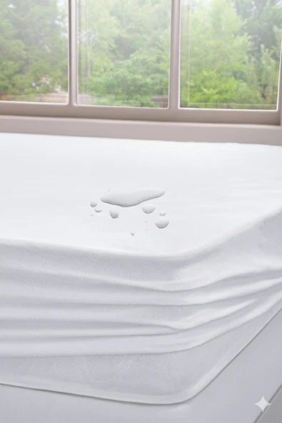 Vivesta Home 100x200 cm Sıvı Geçirmez Fitted Alez Yatak Koruyucu – Leke ve Toz Geçirmez, Nefes Alabilen Lastikli ürün görseli 1