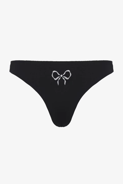 Ribbon Fiyonk Baskılı 2'li Külot - Resim 4