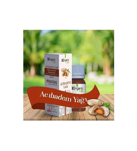 Çare Burada Bıorganix Life Acı Badem Yağı 20ml ürün görseli