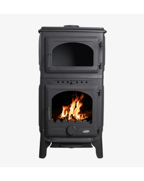 Reyo Stove Danışment Fırınlı Küllüklü Döküm Şömine Soba - Resim 4