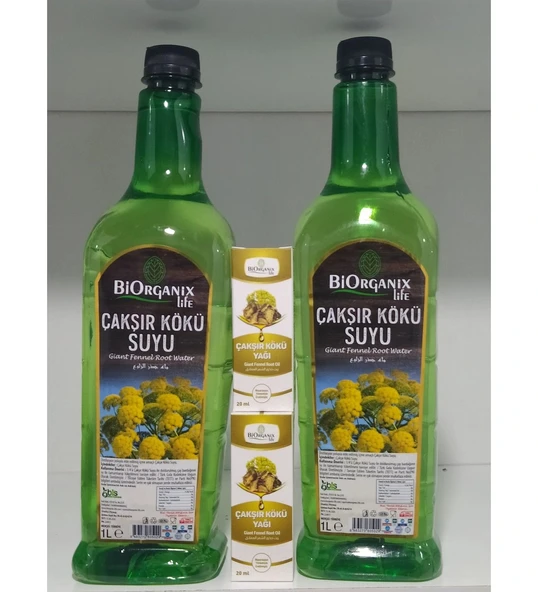 Çakşır Suyu 2 adet ve Çakşır kökü yağı 2 adet ürün görseli