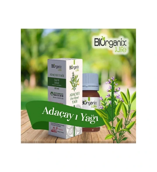 Biorganix Life Organik Adaçayı Yağı 20 Ml Şişede ürün görseli