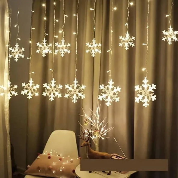 12 Kar Tanesi 8 Fonksiyonlu 3m 12 Saçaklı MZ-16-5 ürün görseli