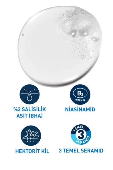 CeraVe Yağlı Ve Düzensiz Cilter İçin Yüz Temizleme Jeli 236 ml X2 - Resim 2