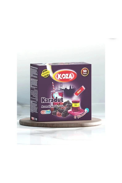 Koza Karadut Aromalı Tek Içimlik Içecek Tozu 50 Adet ürün görseli 1